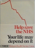 POSTER-SUBJ-TU-0017.jpg; POSTER/SUBJ/TU/0017; Poster - Confederation of Health Service Employees: Help save the NHS;